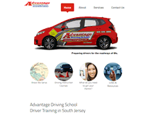 Tablet Screenshot of advantage-drivingschool.com